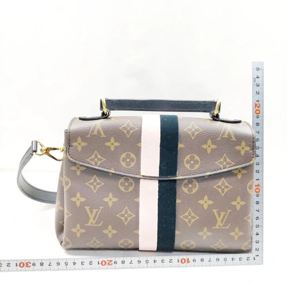 Louis Vuitton LV Hand Bag George BB Brown Monogram 870-083025 - Picture 2 of 13